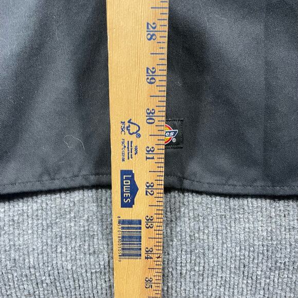 Dickies Button Up Work Shirt Men's 3XL Black Short Sleeve Uniform Mechanic - Picture 6 of 9